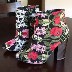 Embroidered Booties